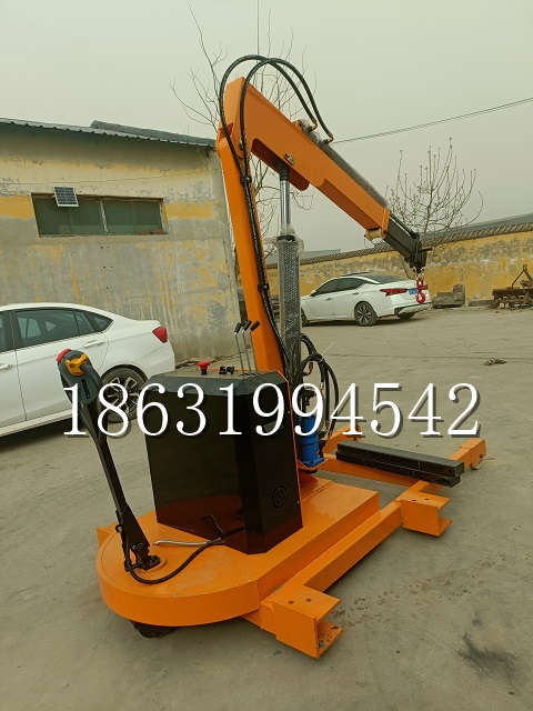 阿勒泰地区自卸车厢随车吊 自制轮式四不像起重机 四驱平板吊 5吨 贵盛